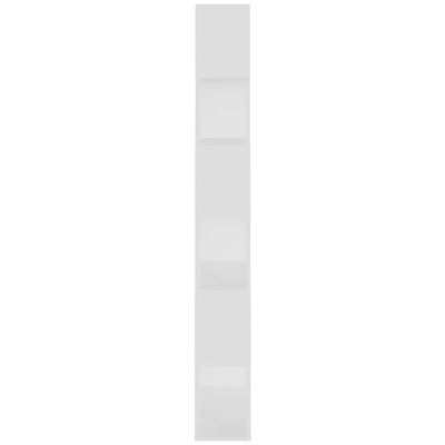vidaXL Knihovna / dělicí stěna bílá 80 x 24 x 186 cm dřevotříska