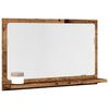 vidaXL Koupelnov&aacute; skř&iacute;ňka se zrcadlem old wood 60x11x37 cm kompozit