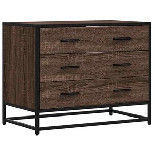 vidaXL Z&aacute;suvkov&aacute; skř&iacute;ňka hněd&yacute; dub 70x41x56 cm kompozitn&iacute; dřevo