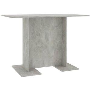 vidaXL J&iacute;deln&iacute; stůl betonově &scaron;ed&yacute; 110 x 60 x 75 cm kompozitn&iacute; dřevo