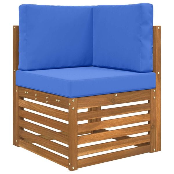 vidaXL Venkovn&iacute; pol&scaron;t&aacute;ř na pohovku 3 pcs Tyrkysov&aacute; Polyester