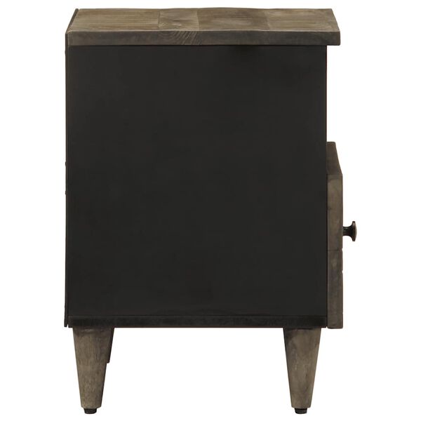 vidaXL Nočn&iacute; stolky 2 ks světle &scaron;ed&aacute; 40x33x46 cm masivn&iacute; mangovn&iacute;k