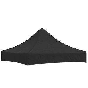 vidaXL Střecha k party stanu 2 x 2 m čern&aacute; 270 g/m&sup2;