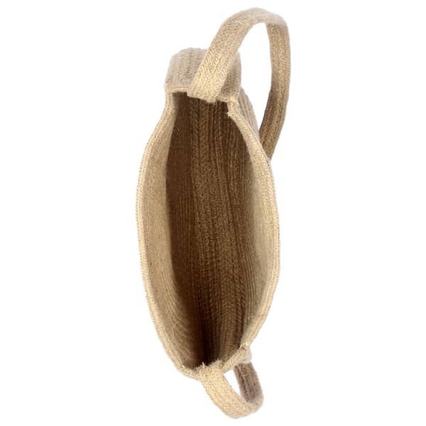vidaXL Kulat&aacute; ta&scaron;ka přes rameno př&iacute;rodn&iacute; ručně vyroben&aacute; juta