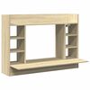 vidaXL N&aacute;stěnn&yacute; psac&iacute; stůl dub sonoma 105x48x75 cm kompozitn&iacute; dřevo