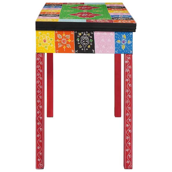 vidaXL Stůl Hnědá 100 x 50 x 75 cm Masivní magnovníkové dřevo