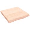 vidaXL N&aacute;stěnn&aacute; police 60x60x(2-6) cm neo&scaron;etřen&eacute; masivn&iacute; dubov&eacute; dřevo