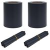 vidaXL Zahradn&iacute; ochrann&eacute; plachty 2 pcs Tmavě &scaron;ed&aacute; 35 x 0,19 m PVC