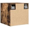 vidaXL Nástěnné TV skříňky 2 ks kouřový dub 30,5 x 30 x 30 cm