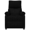 vidaXL Elektrick&eacute; polohovac&iacute; křeslo čern&eacute; textil