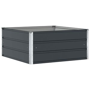 vidaXL Truhl&iacute;k Antracit 100 x 100 x 45 cm Ocel