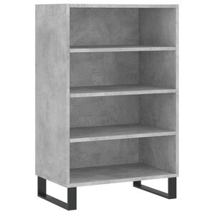 vidaXL Skř&iacute;ň highboard betonově &scaron;ed&aacute; 57 x 35 x 90 cm kompozitn&iacute; dřevo