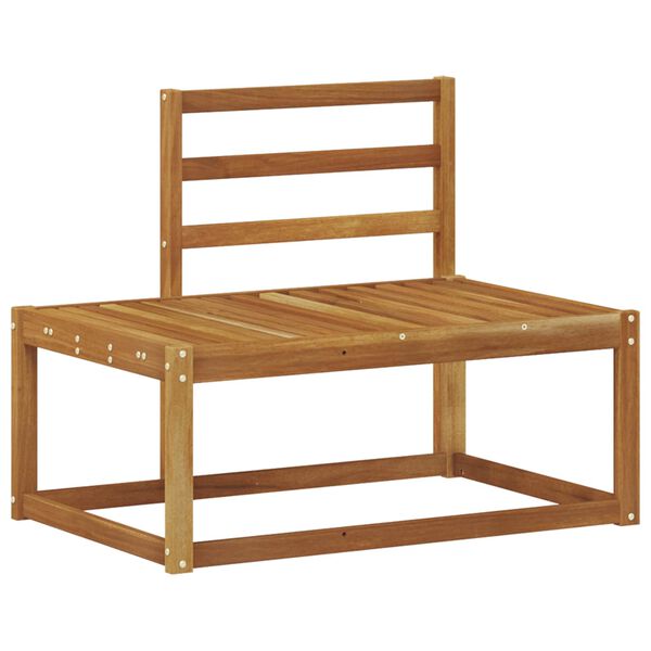 vidaXL Venkovn&iacute; koncov&aacute; pohovka 2 Kus Př&iacute;rodn&iacute; 182,5 x 63 x 73 cm