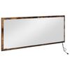 vidaXL Zrcadlo Kouřov&yacute; dub 90 x 8,5 x 37 cm Kompozitn&iacute; dřevo