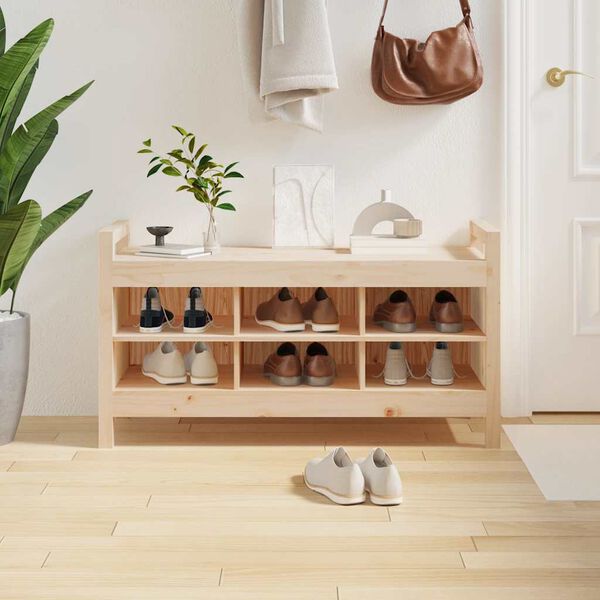 vidaXL Lavice do předs&iacute;ně 110x40x60 cm masivn&iacute; borovice