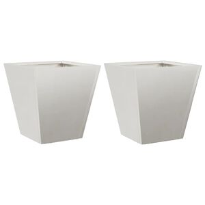 vidaXL Zahradn&iacute; truhl&iacute;ky 2 ks 30 x 30 x 30 cm nerezov&aacute; ocel