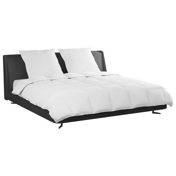 vidaXL Sada přikrývek s polštářem 3 pcs Bílá Peří