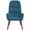vidaXL Relaxačn&iacute; křeslo modr&eacute; samet