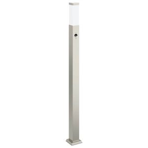 vidaXL Sloupkov&eacute; sv&iacute;tidlo se senzorem 110 cm nerezov&aacute; ocel IP44