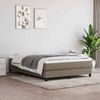 vidaXL Ta&scaron;tičkov&aacute; matrace středn&iacute; tvrdost taupe 140 x 190 x 20 cm textil