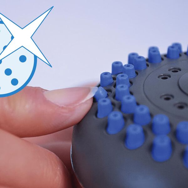 RIDDER Sprchov&yacute; set s de&scaron;ťovou hlavic&iacute; Mauritius chromov&yacute;