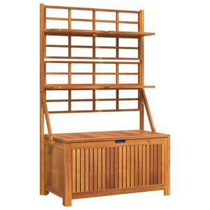 vidaXL &Uacute;ložn&yacute; box s trel&aacute;ž&iacute; 99 x 50 x 160 cm masivn&iacute; ak&aacute;ciov&eacute; dřevo