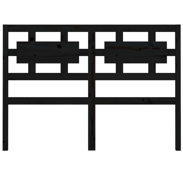 vidaXL Čelo postele čern&eacute; 165,5 x 4 x 100 cm masivn&iacute; borovice