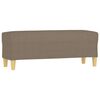 vidaXL Lavice taupe 100 x 35 x 41 cm textil