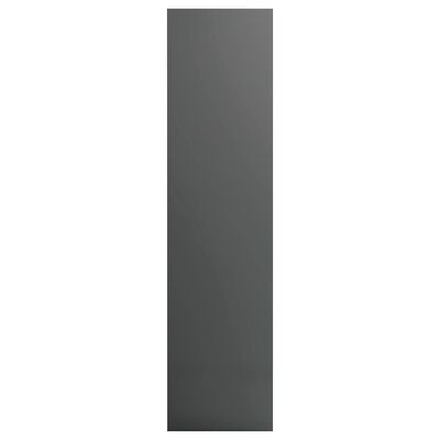 vidaXL Šatní skříň šedá s vysokým leskem 50 x 50 x 200 cm dřevotříska