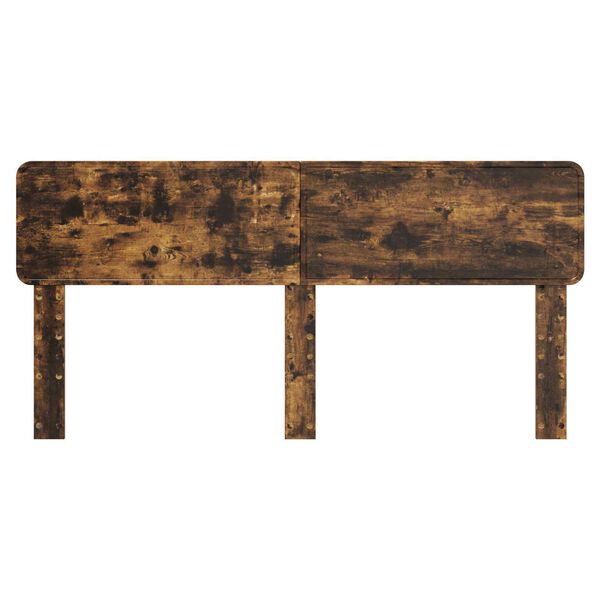 vidaXL Čelo postele Kouřov&yacute; dub 200 cm Kompozitn&iacute; dřevo