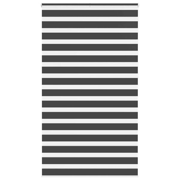 vidaXL Zebra roleta čern&aacute; 135x230 cm &scaron;&iacute;řka l&aacute;tky 130,9 cm polyester