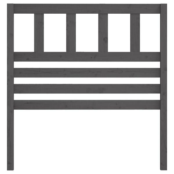 vidaXL Čelo postele &scaron;ed&eacute; 96 x 4 x 100 cm masivn&iacute; borovice