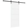 vidaXL Posuvn&eacute; dveře ORKDAL B&iacute;l&aacute; 83 x 202 cm Masivn&iacute; borovicov&eacute; dřevo