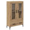vidaXL Vysok&yacute; bufet Artisanov&yacute; dub 69,5 x 31 x 115 cm kompozitn&iacute; dřevo