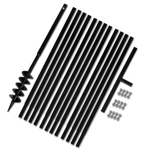 Zemn&iacute; vrt&aacute;k s rukojet&iacute; 100 mm, s n&aacute;stavci 13 m, ocel