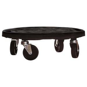 vidaXL Voz&iacute;k na rostliny na kolečk&aacute;ch průměr 40 cm čern&yacute; 275 kg