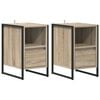 vidaXL Nočn&iacute; stolek 2 ks Dub sonoma 39,5 x 30 x 50 cm Kompozitn&iacute; dřevo