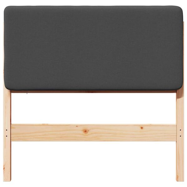 vidaXL Čalouněné čelo postele s čelo Hnědá a tmavě šedá 75 cm