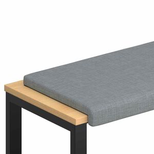 vidaXL Pol&scaron;t&aacute;ř na lavici Textil Světle &scaron;ed&aacute; Hloubka 35 cm
