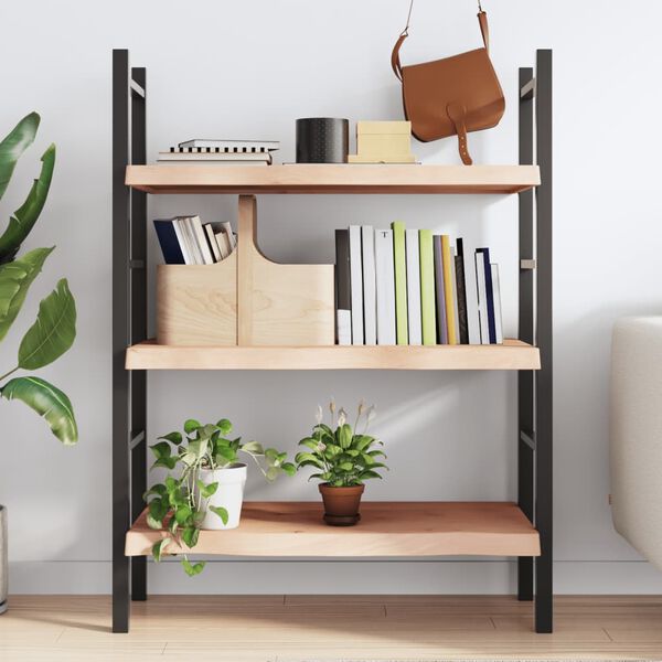 vidaXL N&aacute;stěnn&aacute; police 100x60x(2-6) cm neo&scaron;etřen&eacute; masivn&iacute; dubov&eacute; dřevo