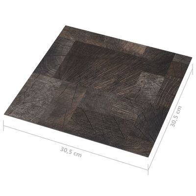 vidaXL Samolepicí podlahové desky 20 ks PVC 1,86 m² struktura dřeva