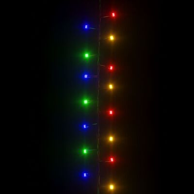 vidaXL Světelný LED řetěz se 3 000 LED diodami vícebarevný 65 m PVC