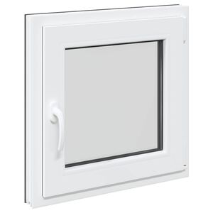 Okeno do suter&eacute;nu RISOR Antracit 50 x 50 cm PVC a sklo