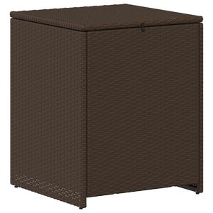 vidaXL Cushion box 55 x 55 x 69 cm ocel