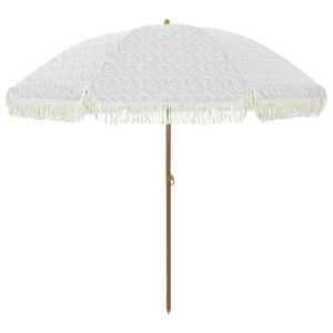 vidaXL Pl&aacute;žov&yacute; slunečn&iacute;k 205 x 205 x 210 cm Polyester a ocel Kulat&yacute;