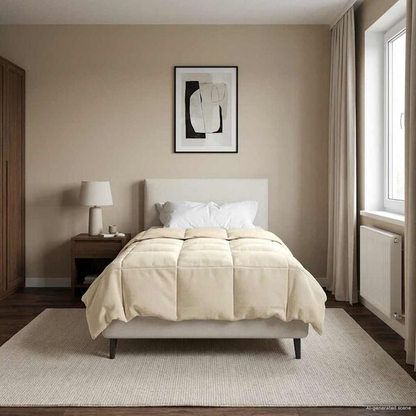 vidaXL Celoročn&iacute; přikr&yacute;vka &Scaron;něrov&aacute;n Kr&eacute;mov&aacute; 135 x 220 cm Mikrovl&aacute;kno