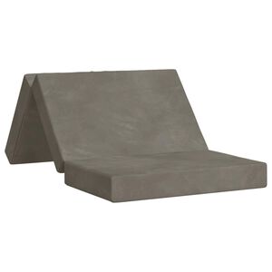 vidaXL Skl&aacute;dac&iacute; pohovka postel 100 x 67 x 45 cm Světle &scaron;ed&aacute;