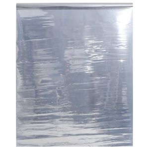 vidaXL Sol&aacute;rn&iacute; f&oacute;lie statick&aacute; reflexn&iacute; efekt stř&iacute;brn&aacute; 45 x 2000 cm PVC