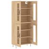 vidaXL Skř&iacute;ň highboard dub sonoma 69,5 x 34 x 180 cm kompozitn&iacute; dřevo