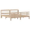 vidaXL Rám postele s čelem 200 x 200 cm masivní borové dřevo
